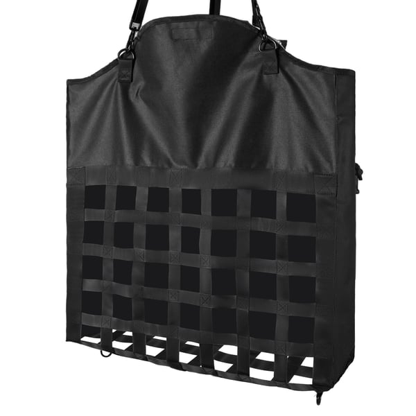 Hay Bag, 55x18.5x64 cm, Svart, Nylon, Slow Feed, Vattentät