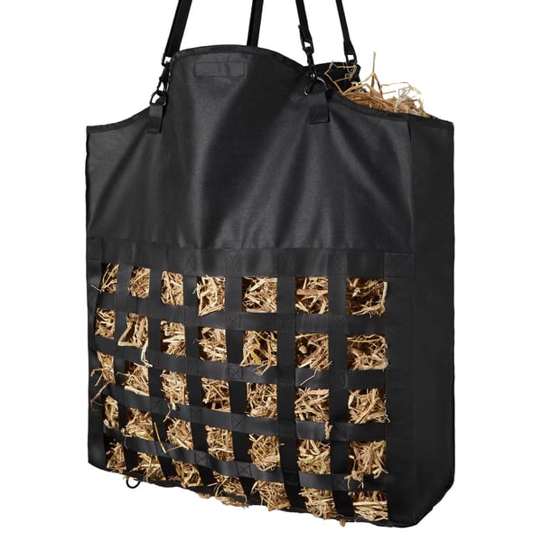 Hay Bag, 55x18.5x64 cm, Svart, Nylon, Slow Feed, Vattentät