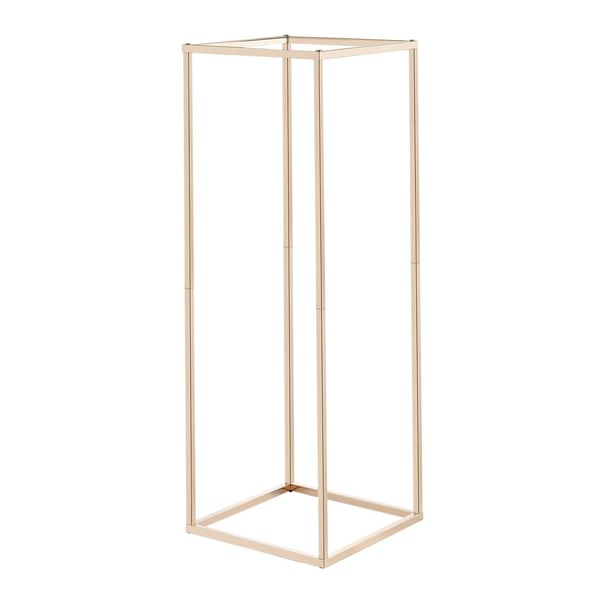 Blomsterstand, 80x28x28 cm, Guld, Metal Display
