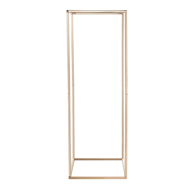 Blomsterstand, 80x28x28 cm, Guld, Metal Display