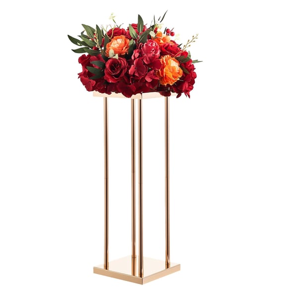 Blomsterställ, 60x20x20 cm, Guld, Metall