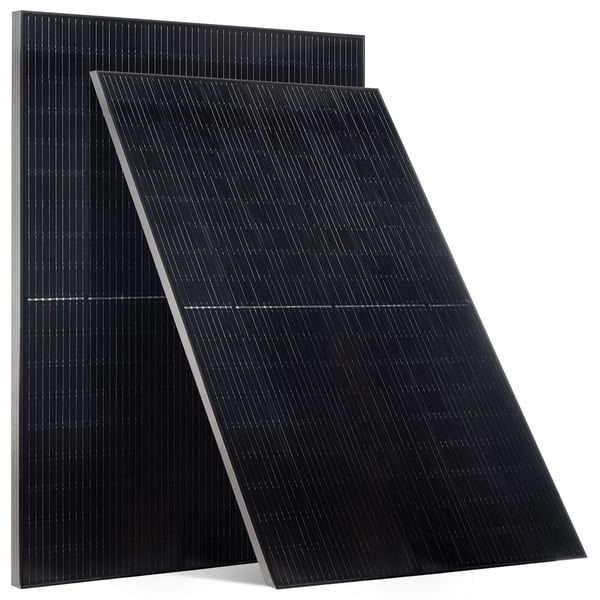 Aurinkopaneeli, 2 kpl monokiteinen 400W, 171.5x113.4x3.5 cm, musta, alumiinikehys Aurinkopaneeli, 2 kpl monokiteinen 400W, 171.5x113.4x3.5 cm, musta, alumiinikehys