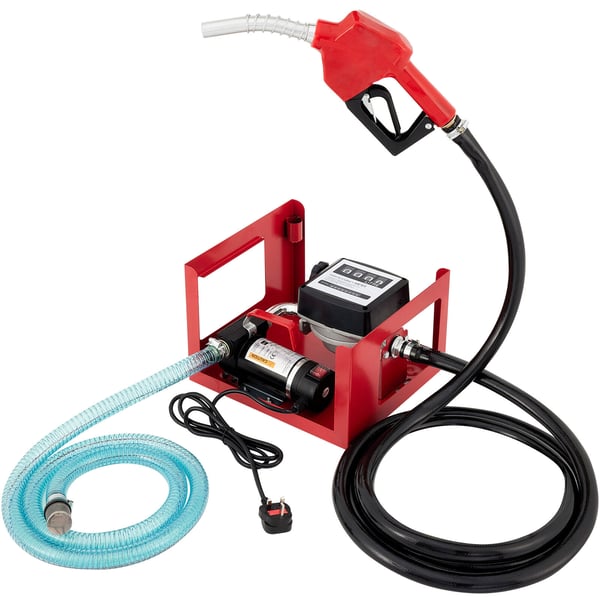 Diesel brændstofpumpe, 40 L, 300 W, 35x30x23 cm, selvansugende