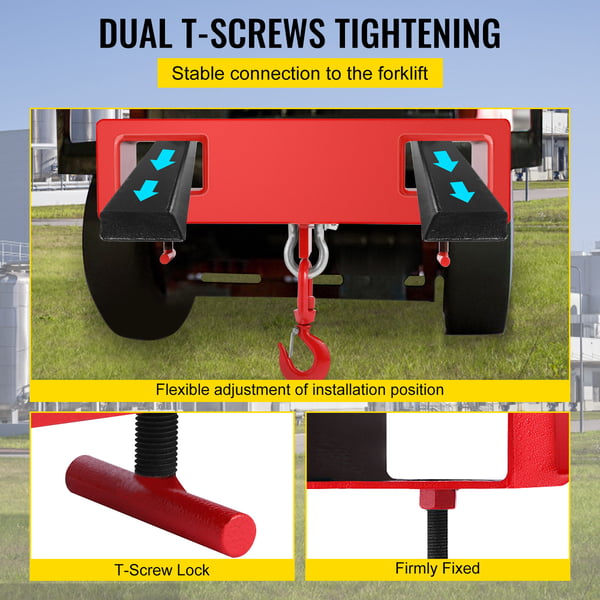 Gaffeltruck Lyftkrok 15,3x7,6x66 cm Stål