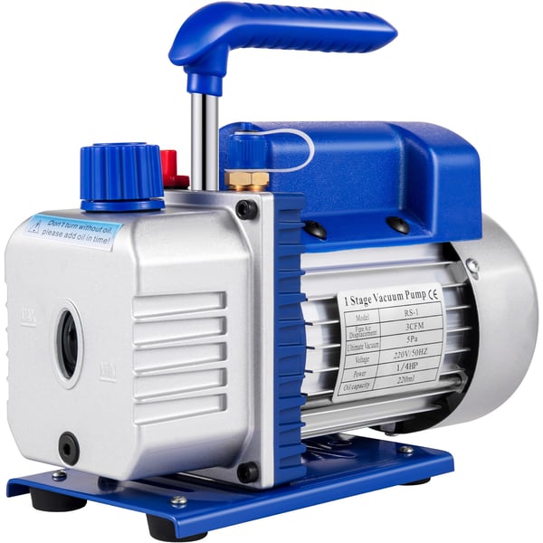 Vakuumpump, 183 L/min 246W 1-stegs kylning, metall