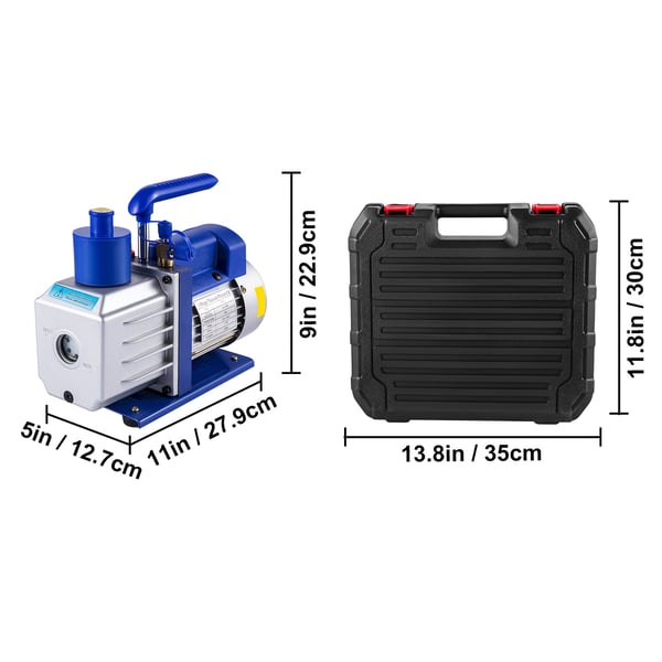 Vakuumpumpkit, Enkelstegs HVAC Luftkonditionering, 29x12x24 cm
