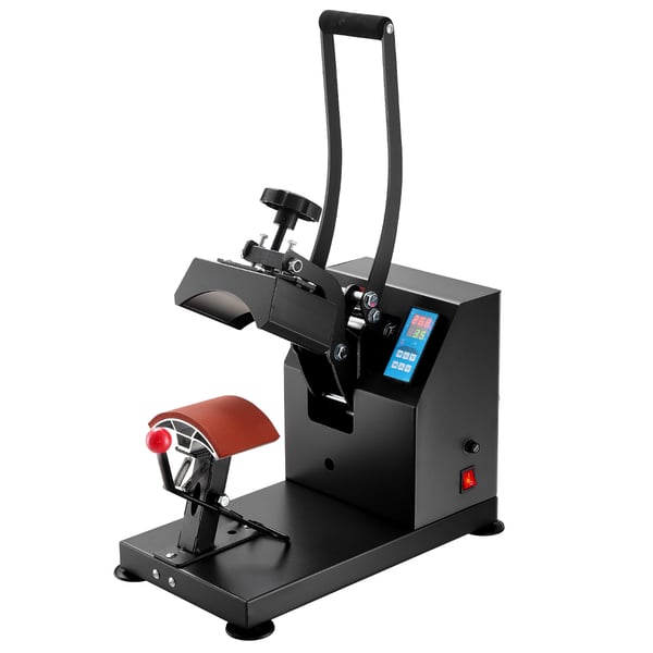 Hat Heat Press Maskine, 9x14 cm, Digital LCD Timer, Aluminium