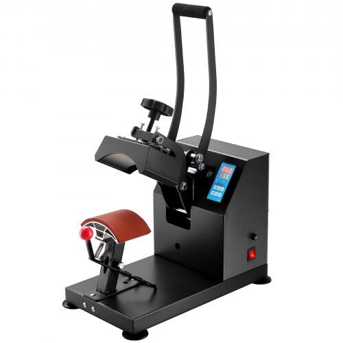 Hat Heat Press Maskine, 9x14 cm, Digital LCD Timer, Aluminium