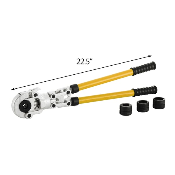 Putkiprässäyspihdit sarja 16x32 mm keltainen teräs