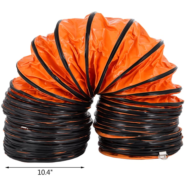 Fleksibel ventilationsslange 980x30,5 cm PVC