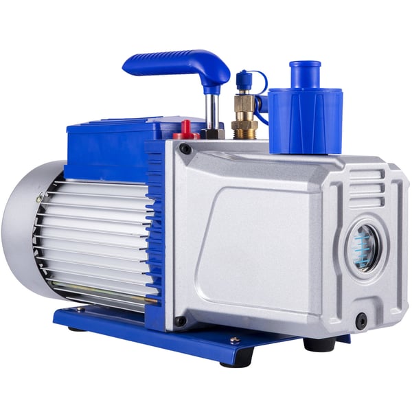 Vakuumpump tvåstegs 717x1 Pa 746W HVAC roterande, aluminium