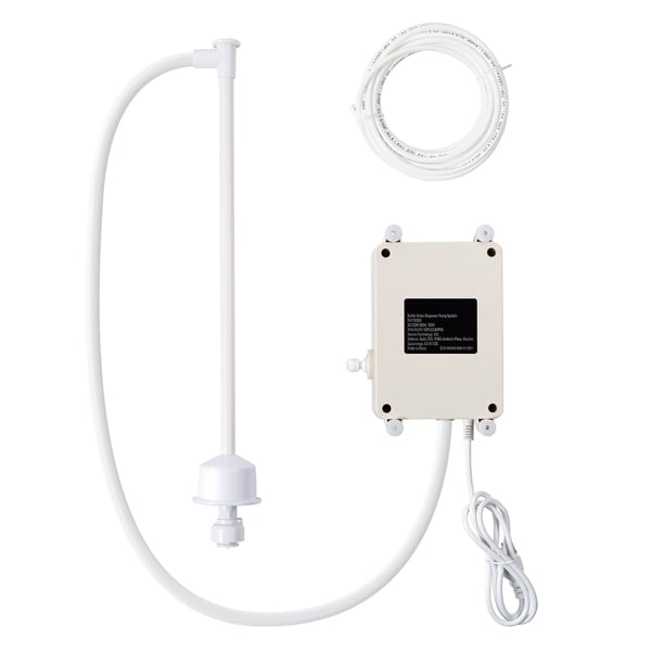 Vanddispenser pumpsystem, 225x150x70 mm, 609,6 cm slange, 3,8 L/min, 40 psi