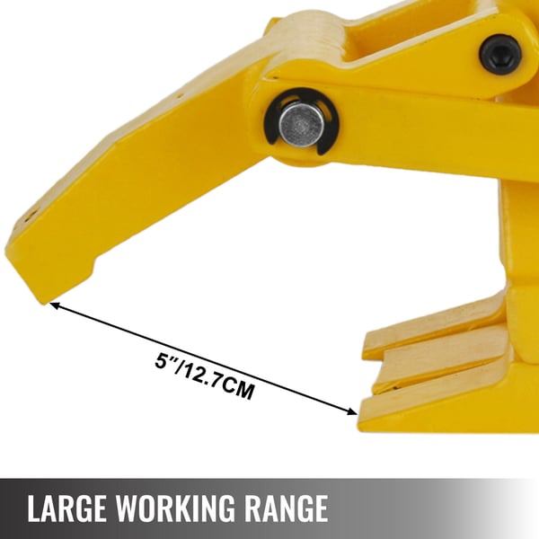 Hydraulinen renkaanirrotin, 12,7 cm työskentelyalue, valurauta
