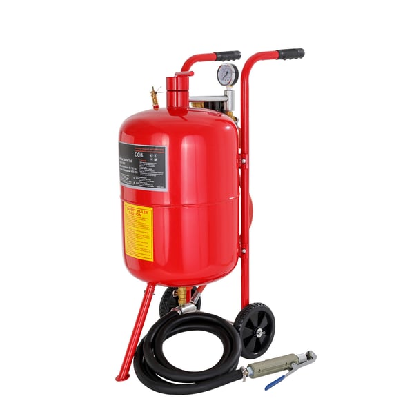 Sandblaster, 63x35x80 cm, Bærbar, Kraftig konstruktion