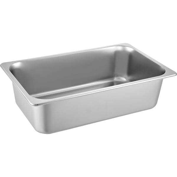 Steam Table Pan Sæt, 53.7x33x14.2 cm, Rustfrit Stål, Madbeholder