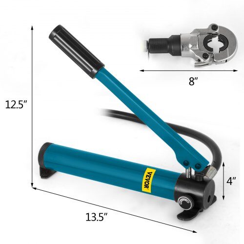 Hydraulinen puristustyökalu 12-32 mm, teräs, käsikäyttöinen, putkien puristus