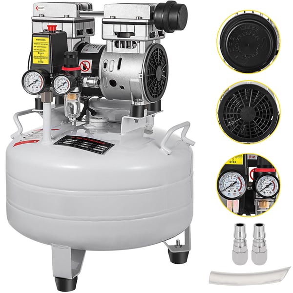 Ilmakompressori 30L 850W öljytön hiljainen