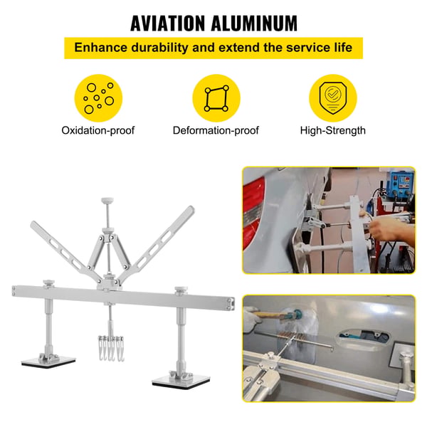 Dent Pull Lever Bar Kit, 75x54x12 cm, alumiini, auton korin korjaustyökalu