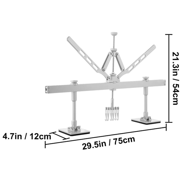 Dent Pull Lever Bar Kit, 75x54x12 cm, alumiini, auton korin korjaustyökalu