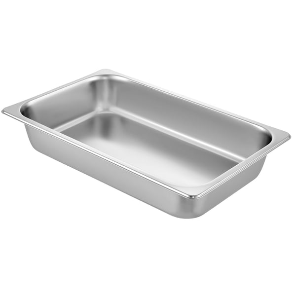 Steam Table Pan Sæt, 6 stk., 53,1x32,5x9,9 cm, Rustfrit Stål