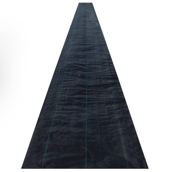 Rikkamatto, 182.9x9144 cm, Musta, Polypropeenikangas