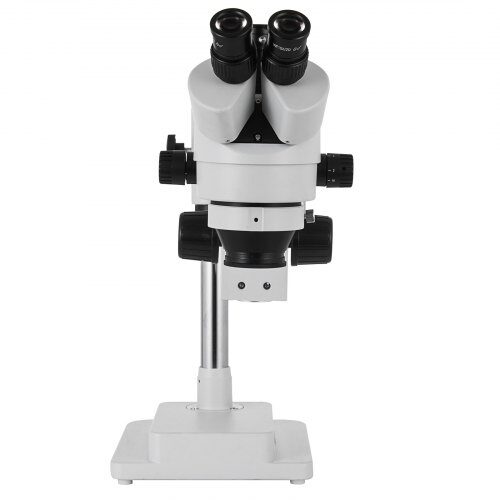 Stereo mikroskop 3.5X-90X, trinokulær, dobbeltarmet, justerbar bom