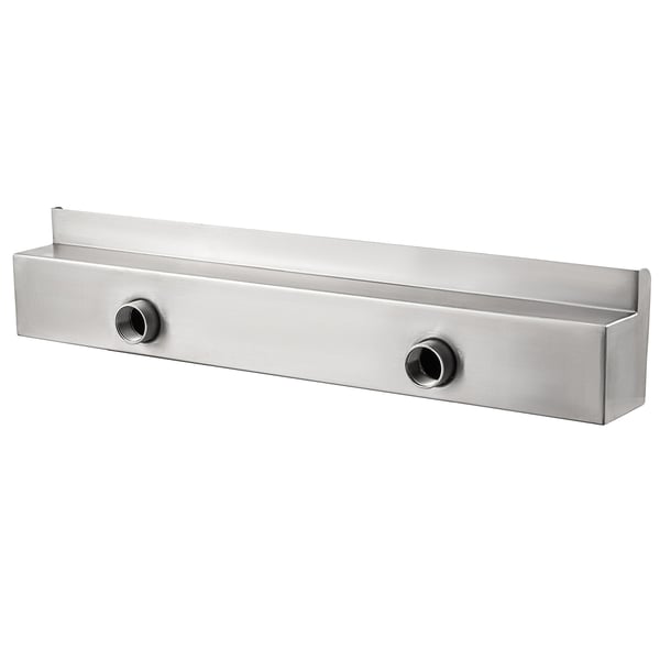 Vattenfall Poolfontän, 60x11.4x7.9 cm, Silver, Rostfritt stål
