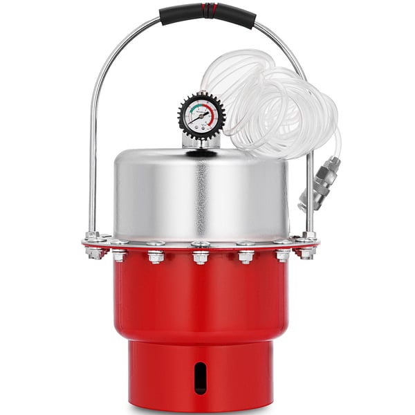 Ilmapaineinen jarrujen ilmaustyökalu, 5L, punainen, teräs