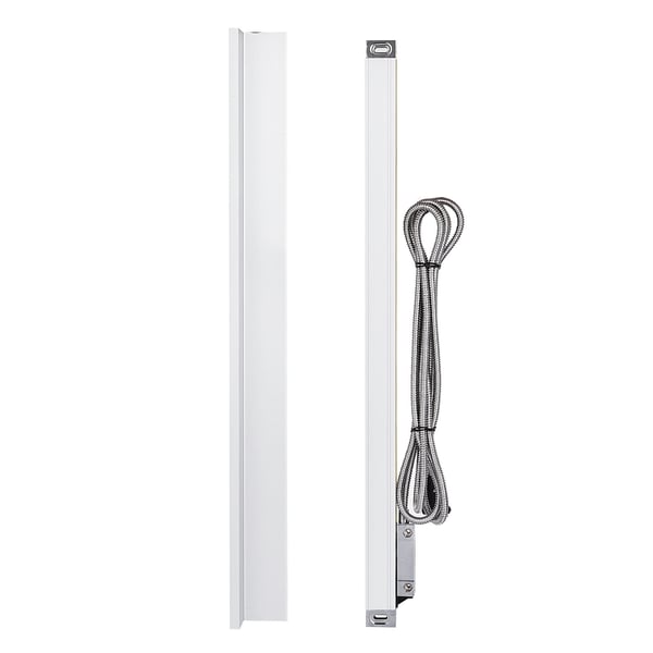 Lineal-sæt, 39x2x5 cm og 114x2x5 cm, aluminium