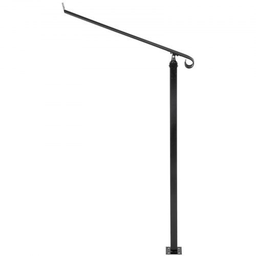 Handledare, 76.5x159.6 cm, Svart, Smidesjärn