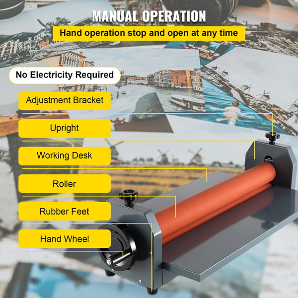 Kallvals-laminator, 93x41x25 cm, metall