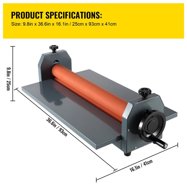 Kallvals-laminator, 93x41x25 cm, metall