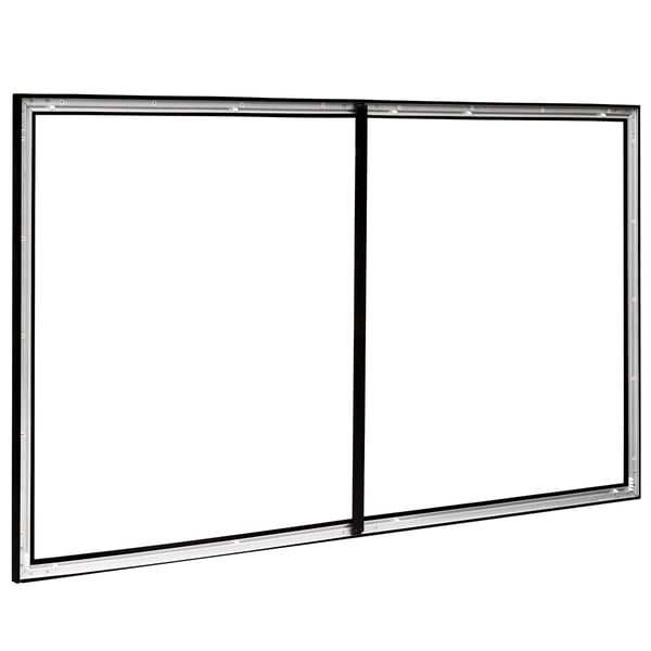 Projektorlærred, 101x59 in, Hvid, Fast ramme