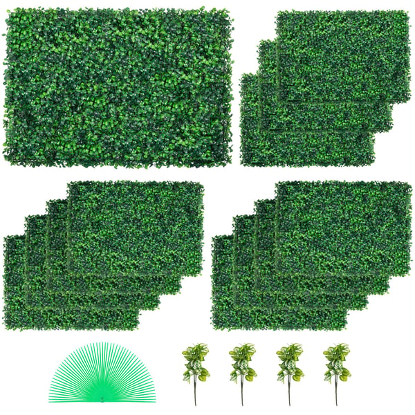 Keinotekoinen puksipensas-seinäpaneeli, 60x40x4 cm, vihreä, UV-kestävä Keinotekoinen puksipensas-seinäpaneeli, 60x40x4 cm, vihreä, UV-kestävä