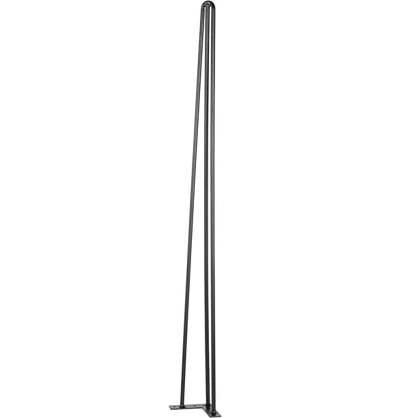 Pöydänjalat, Hairpin, 101,6 cm, musta, hiiliteräs
