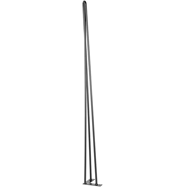 Pöydänjalat, Hairpin, 101,6 cm, musta, hiiliteräs