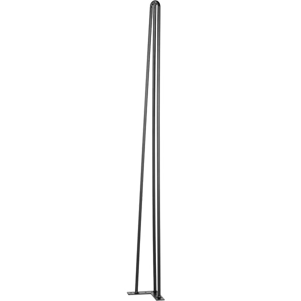 Pöydän jalat, 86,4 cm, musta, hiiliteräs, raskas käyttö
