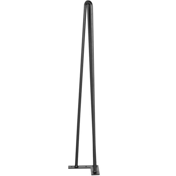 Pöydänjalat, Hairpin 3-tangot, 45,7 cm, musta, hiiliteräs
