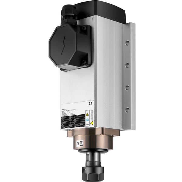 Karanmoottori, 2.2KW ilmalla jäähdytettävä CNC-karamoottori, 6.2x26.1 cm, metalli