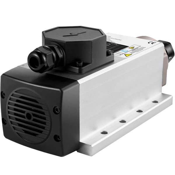 Karanmoottori, 2.2KW ilmalla jäähdytettävä CNC-karamoottori, 6.2x26.1 cm, metalli