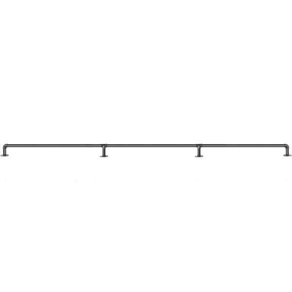 Trappräcke, 304,8 cm, Svart, Kolstål