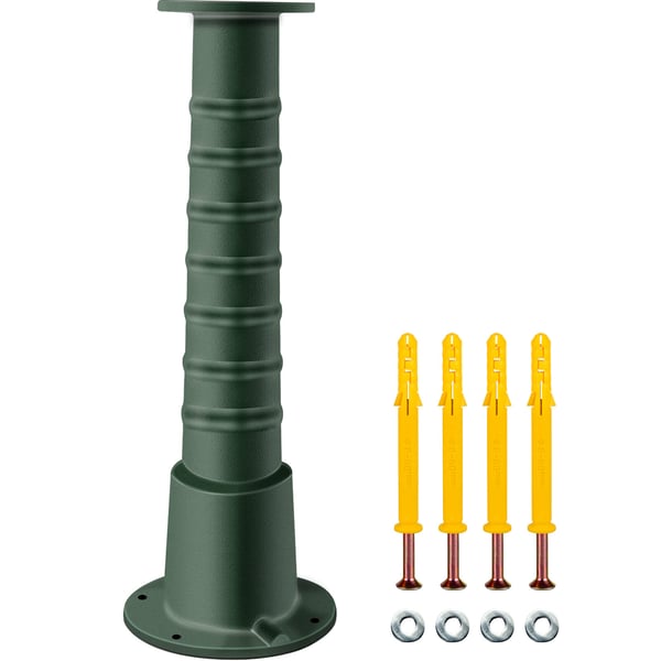 Håndvandpumpe Stander, 22,86x22,86x66 cm, Grøn, Støbejern