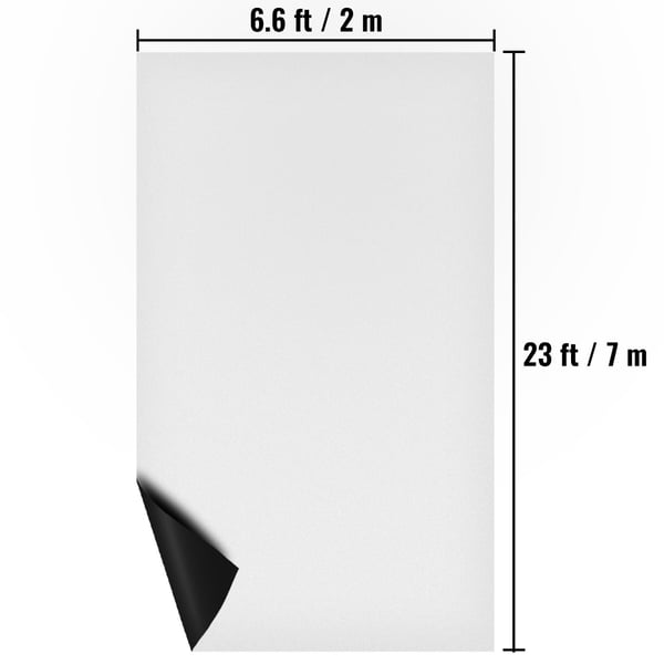 Tanssilattia, 200x700 cm, musta/valkoinen, PVC-vinyyli