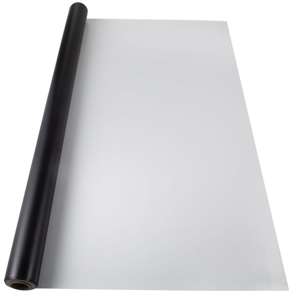 Tanssilattia, 200x700 cm, musta/valkoinen, PVC-vinyyli