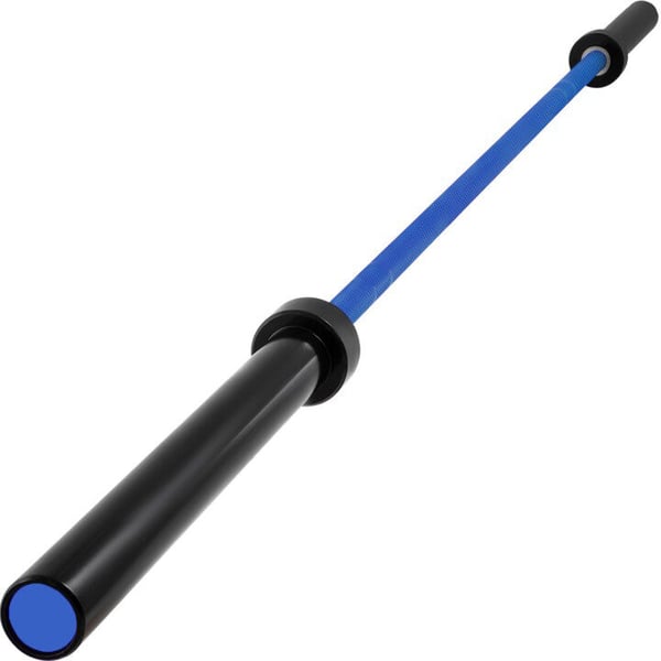 Vægtstang, 2 m, 15 kg, Blå, Legeret stål