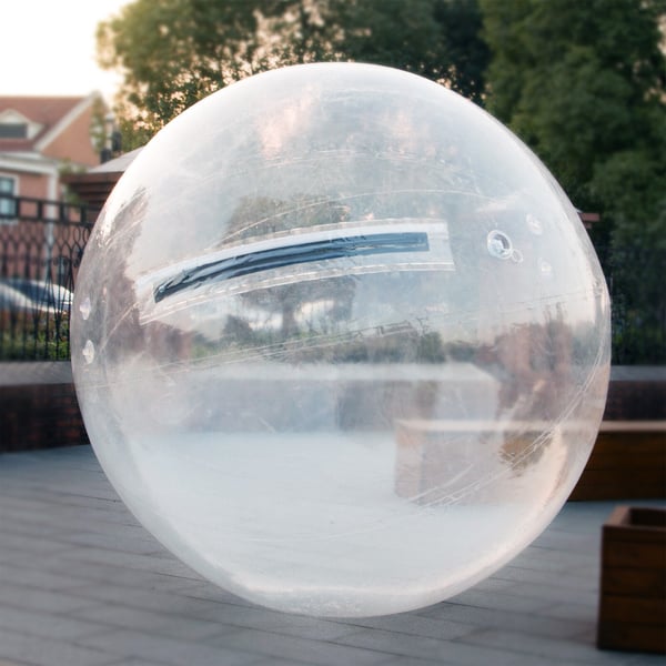 Uppblåsbar vattenpromenadboll, 200 cm, transparent PVC