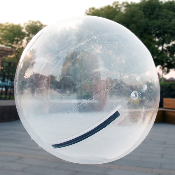 Uppblåsbar vattenpromenadboll, 200 cm, transparent PVC