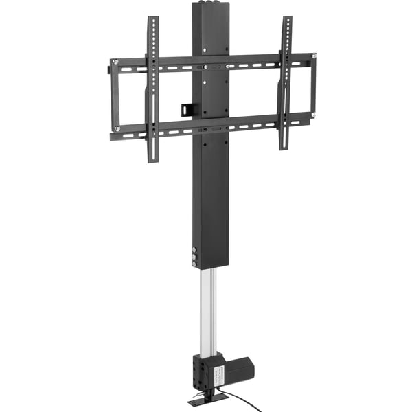 Motoriseret TV-lift, højdejusterbar 71,1 cm, 71,1 cm, sort, aluminiumlegering