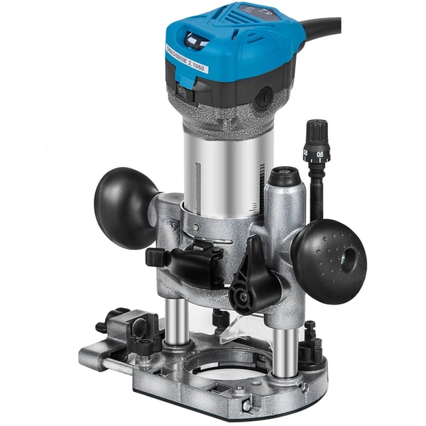 Kompakti jyrsin, 800W säädettävä nopeus 30 000 rpm, 6,4x9,5 mm, työkalu