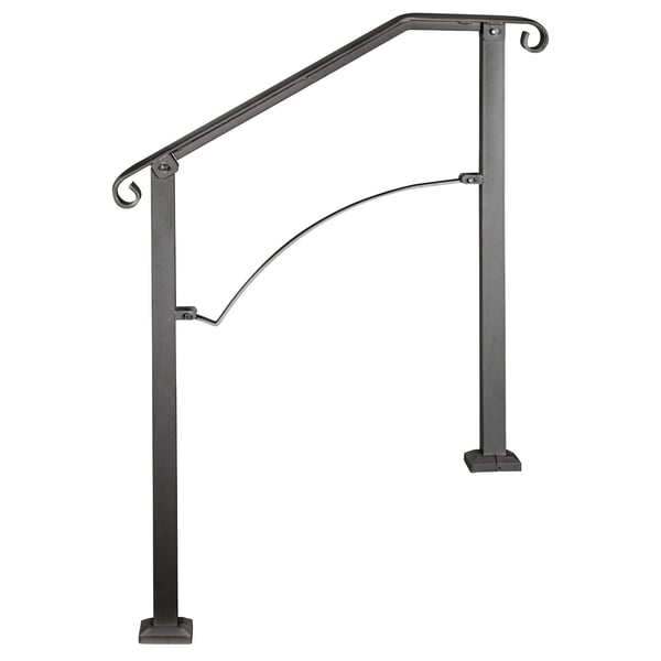 Handräcke, Arch#2, 71x97.8 cm, Svart, Smidesjärn